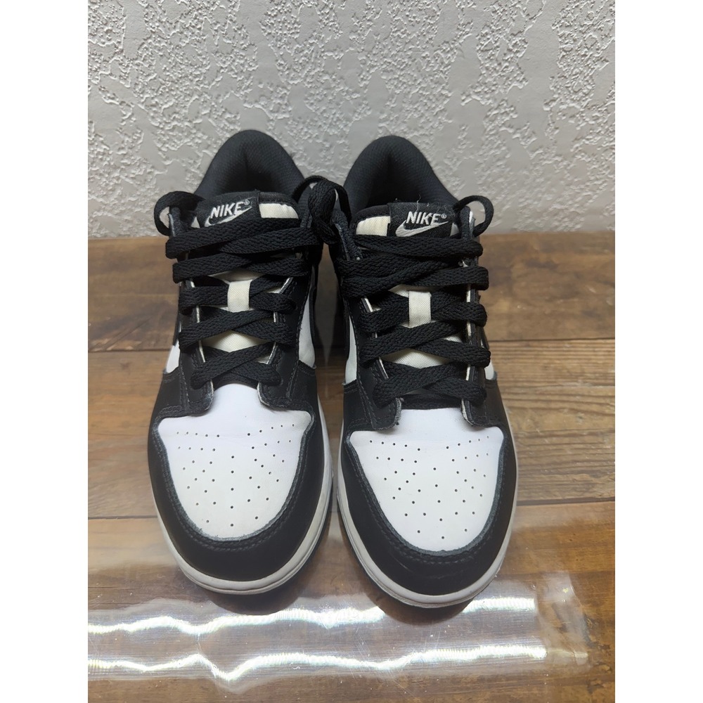 Nike Dunk Low Panda Black White CW1588-100 Kids Size 3Y Sneakers - Picture 3 of 7